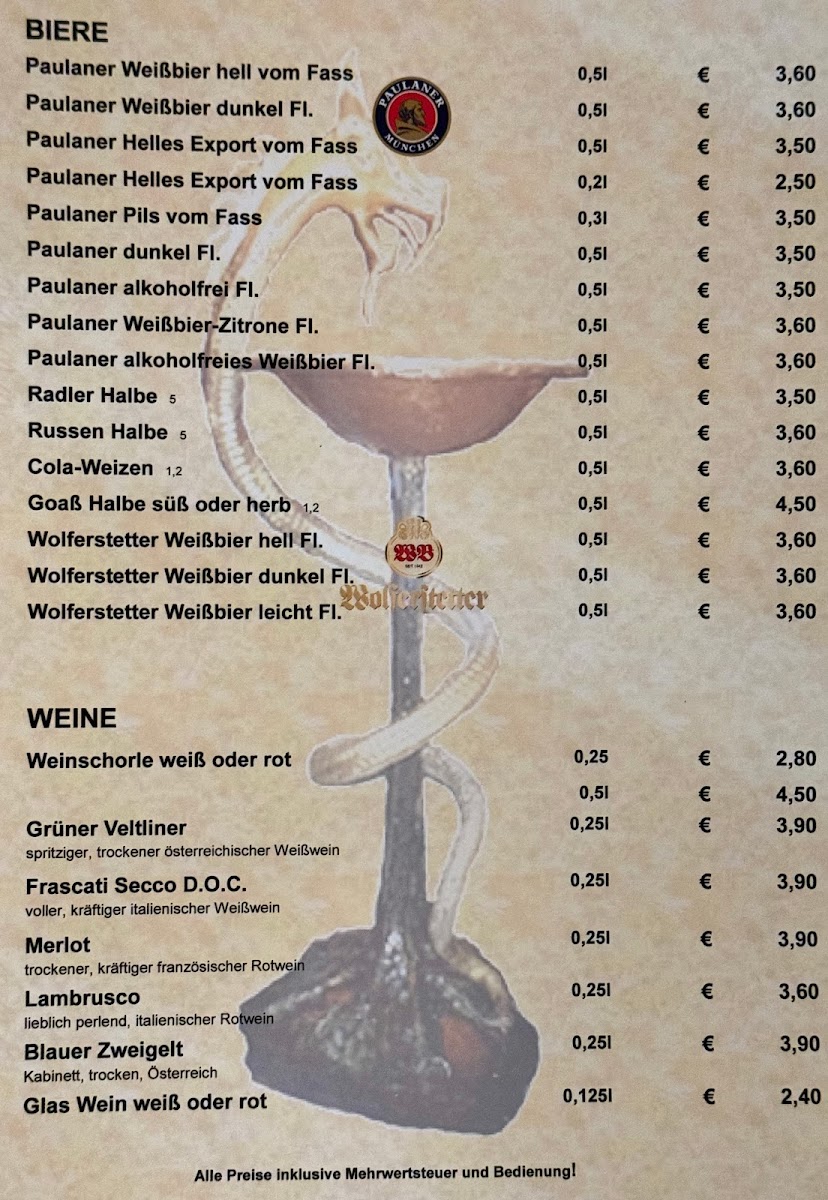 Cafe Dali's Island Menu - Image 2