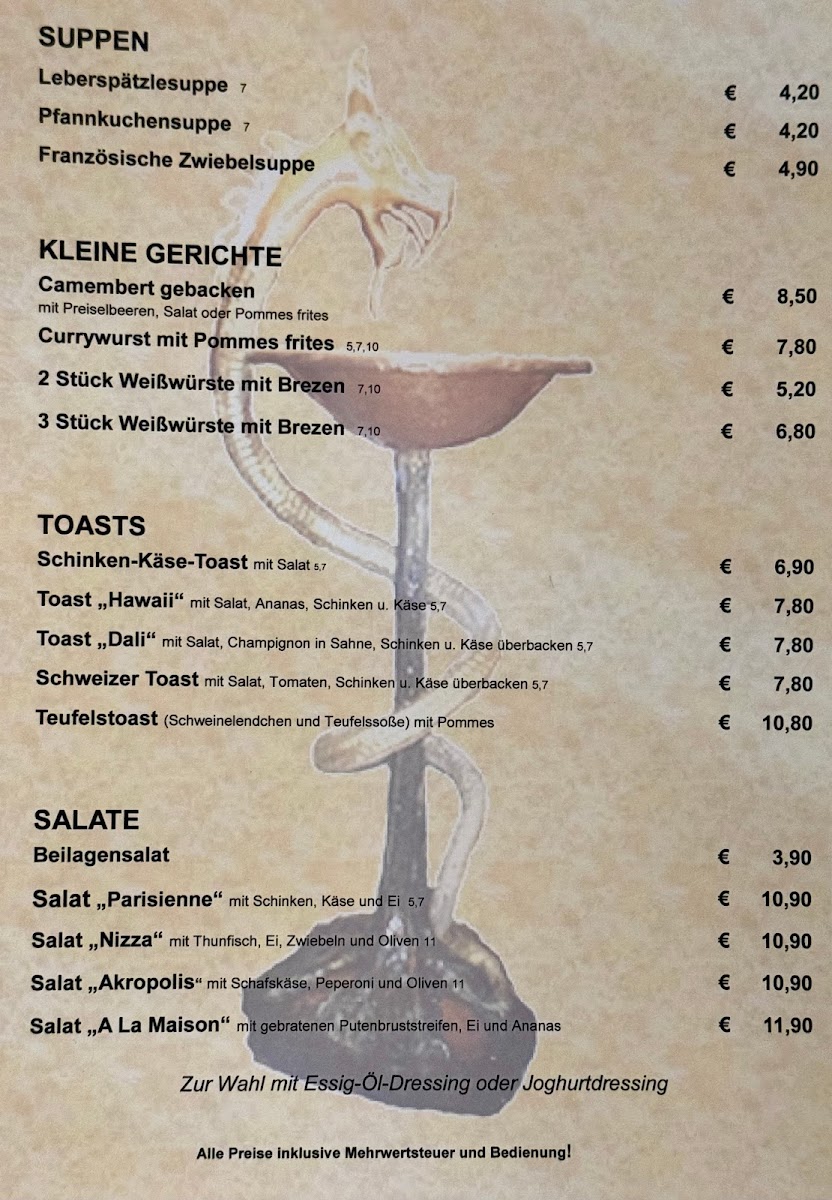 Cafe Dali's Island Menu - Image 3